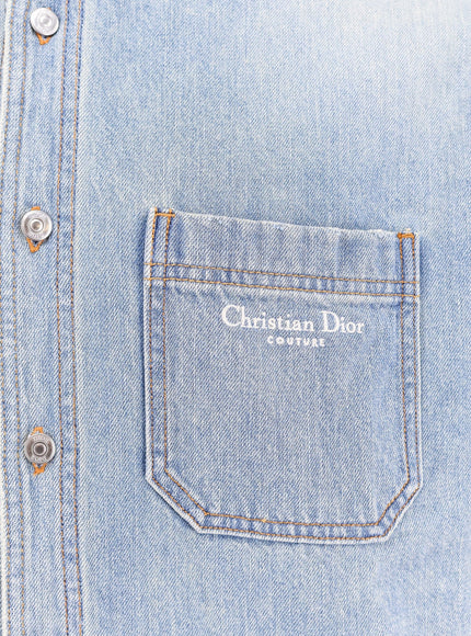 Dior Denim Shirt/Jacket With Madras Lining