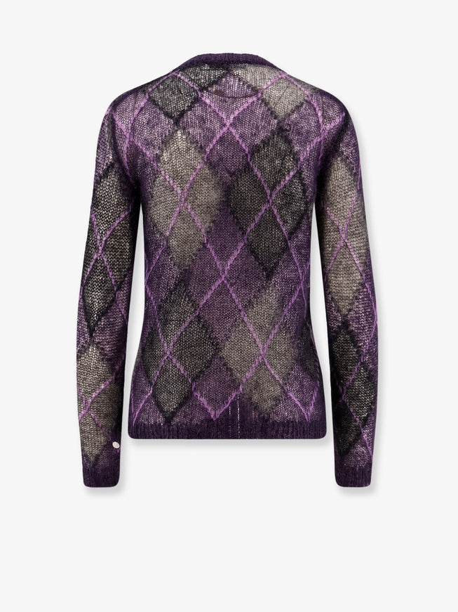 Dior Diamond Pattern Mohair Blend Sweater