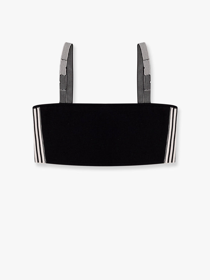 Dior Compact Technical Knit Bralette With Dior Graphique Motif Nero