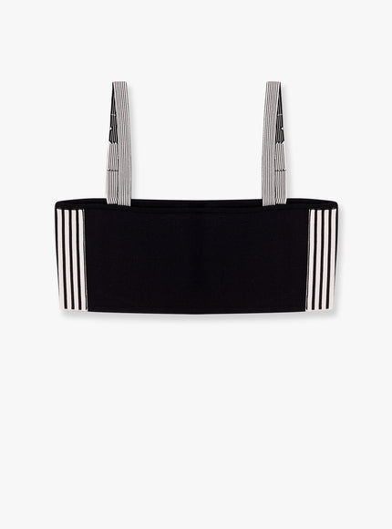 Dior Compact Technical Knit Bralette With Dior Graphique Motif