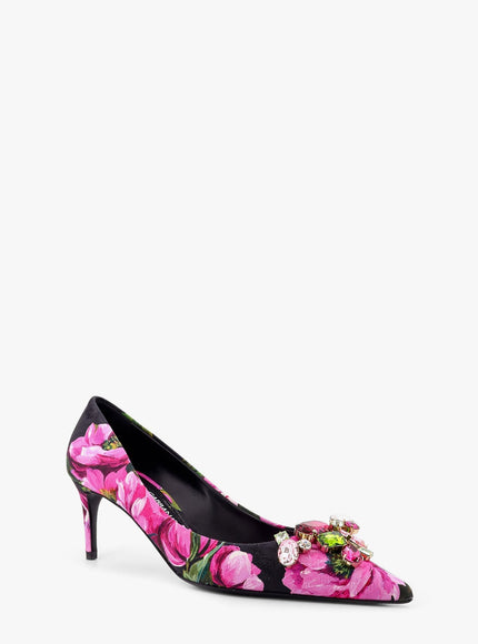 Dolce & Gabbana Fabric Décolleté With Floral Print