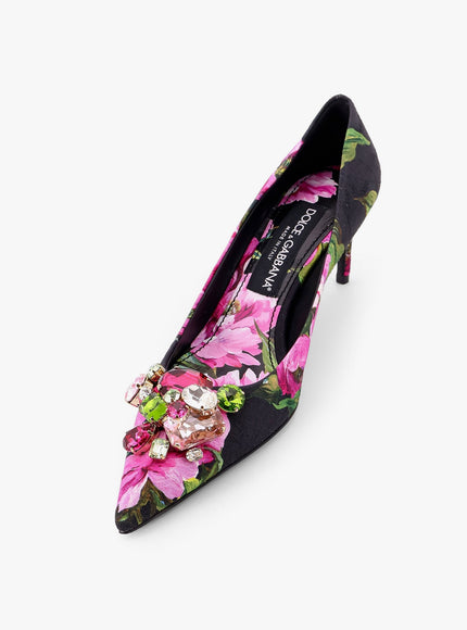 Dolce & Gabbana Fabric Décolleté With Floral Print