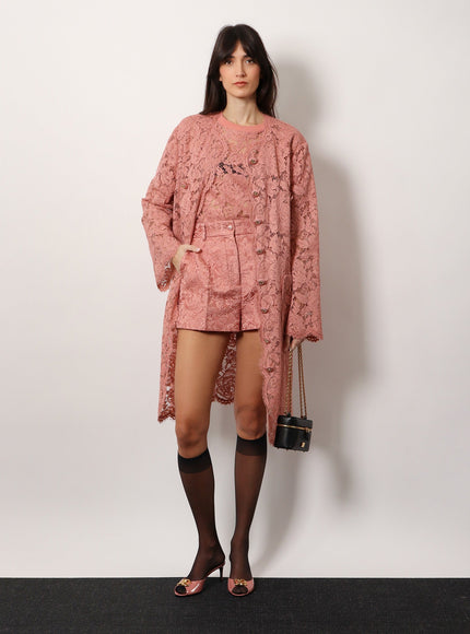 Dolce & Gabbana Dg Floral Lace Top