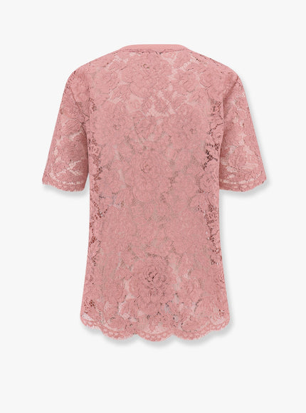 Dolce & Gabbana Dg Floral Lace Top