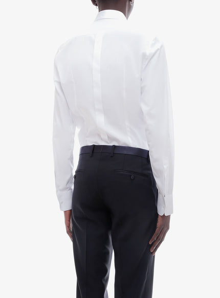 Dolce & Gabbana Cotton Shirt With Frontal Plastron
