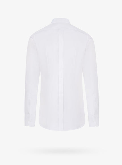 Dolce & Gabbana Cotton Shirt With Frontal Plastron