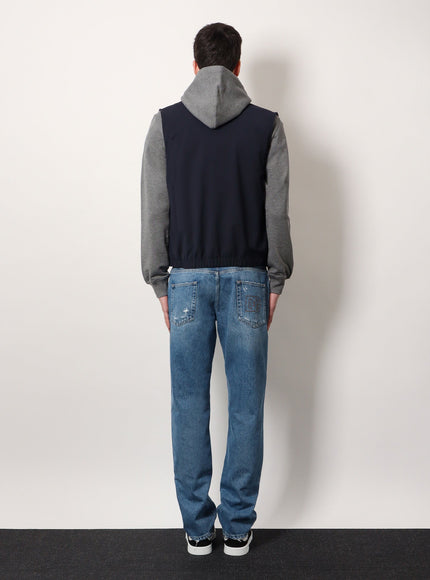 Dolce & Gabbana Wool Blend Sleeveless Jacket