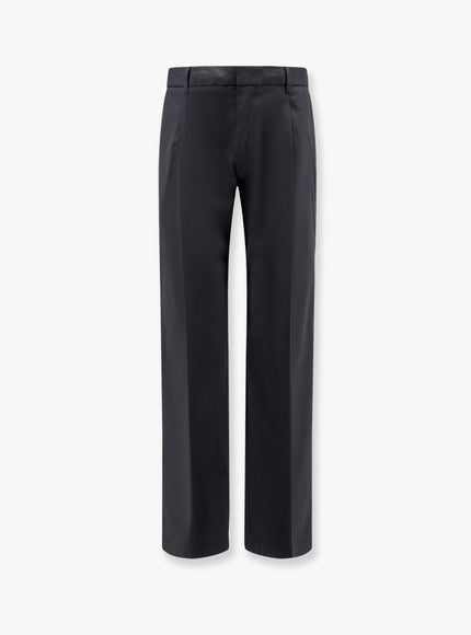 Dolce & Gabbana Cotton Trouser With Elastic Inserts And Drawstring Nero