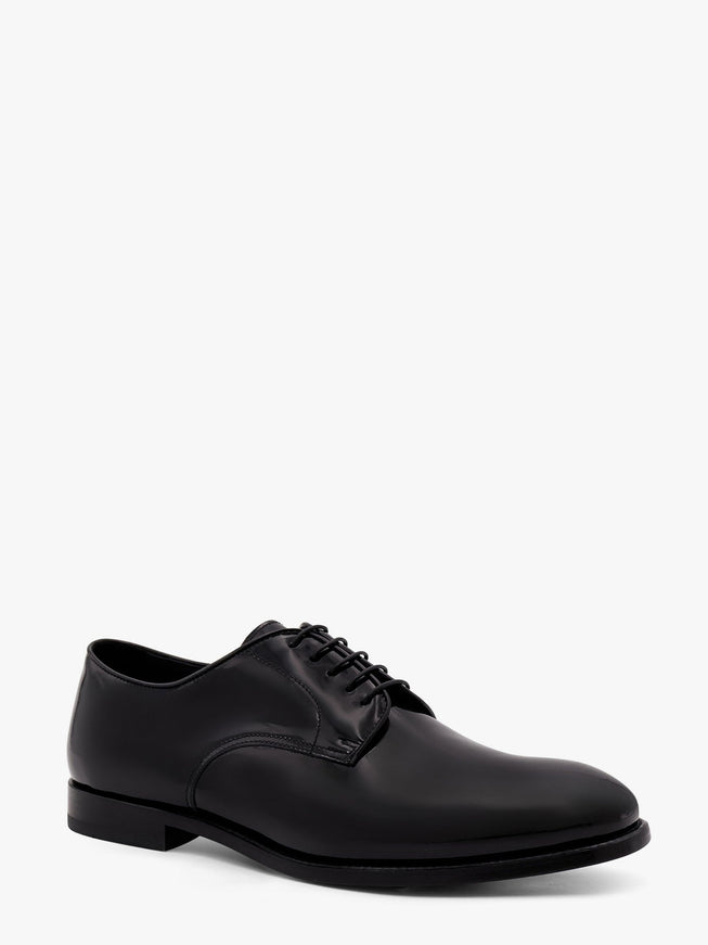 Doucal's Lace-Up Patent Leather Shoe