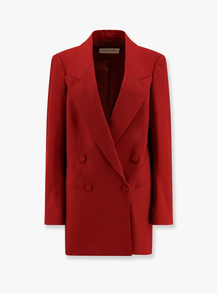 Dries Van Noten Blink 1063 Colored Wool Blazer Rosso