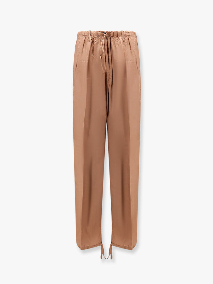 Dries Van Noten Penra Viscose Trousers Grigio Scuro