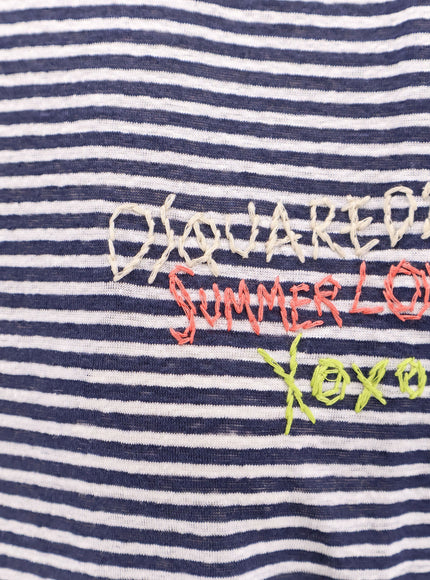 Dsquared2 Dsquared2 Summer Lovers Linen T-Shirt
