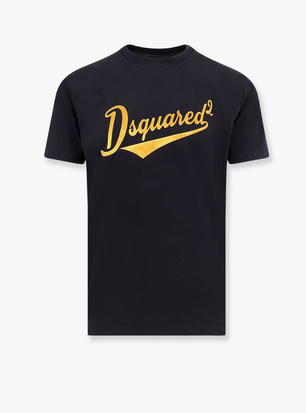 Dsquared2 Cool Fit Cotton T-Shirt With Logo Print Nero