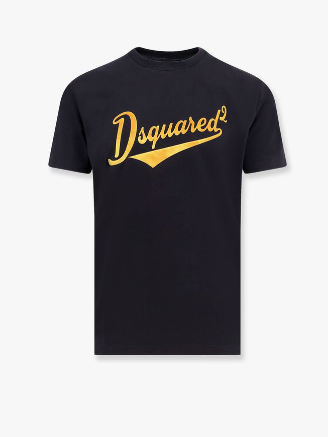 Dsquared2 Cool Fit Cotton T-Shirt With Logo Print Nero