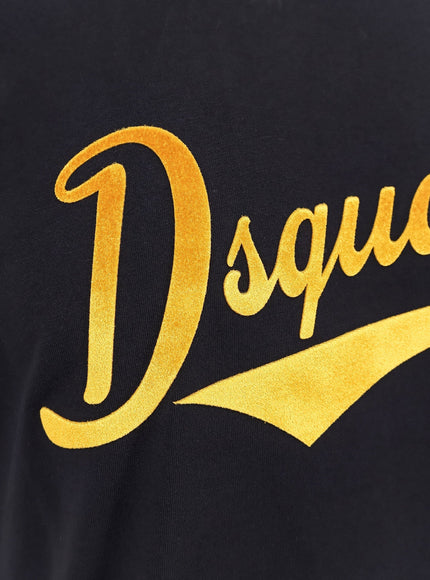 Dsquared2 Cool Fit Cotton T-Shirt With Logo Print
