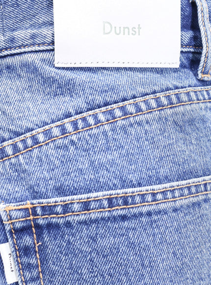 Dunst Cotton Jeans With Back Logo Patch