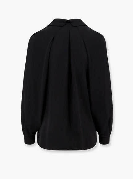 Elisabetta Franchi Viscose Shirt With Gold Metal Button