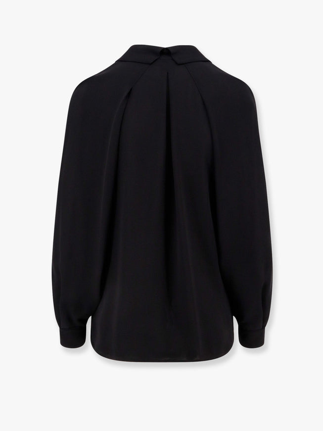 Elisabetta Franchi Viscose Shirt With Gold Metal Button