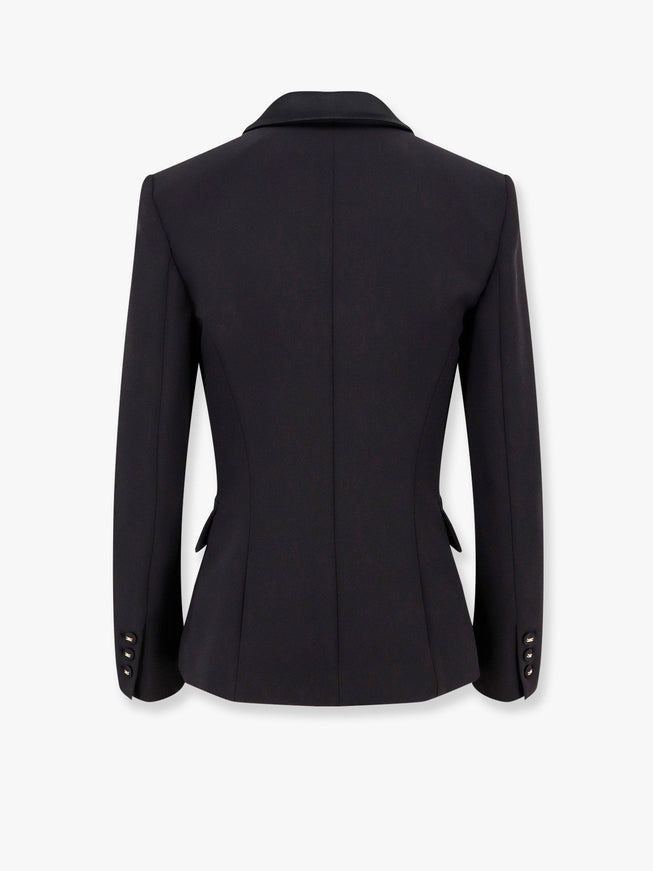 Elisabetta Franchi Double-Breasted Blazer With Covered Buttons