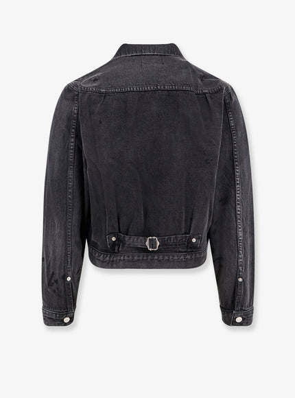 Enfants Riches Deprimes Denim Jacket With Distressed Effect