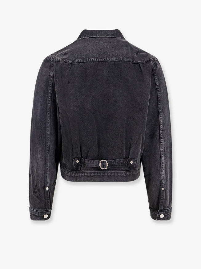 Enfants Riches Deprimes Denim Jacket With Distressed Effect