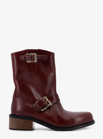 Enfants Riches Deprimes Leather Boots Bordeaux
