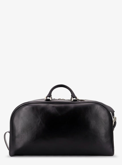 Enfants Riches Deprimes Leather Weekender Travel Bag Uni Nero