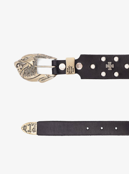 Enfants Riches Deprimes Eagle Petit Iron Leather Belt