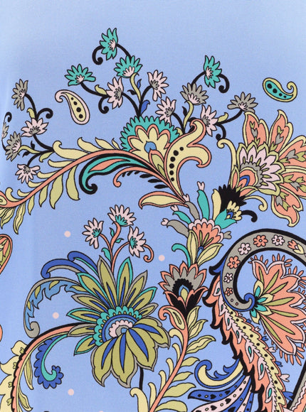 Etro Stretch Viscose Dress With Iconic Print