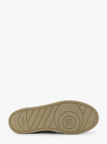 Fendi Leather Sneakers With Ff Lateral Logo