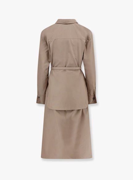 Fendi Cotton And Silk Chemisiere Dress