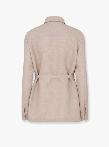 Fendi Ff Diagonal 3D Wool Blazer