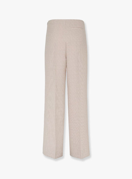 Fendi Ff Diagonal 3D Wool Trouser