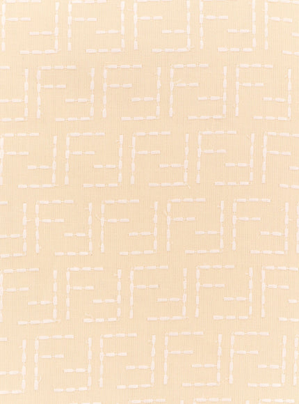 Fendi Jacquard Linen And Cotton Shirt With All-Over Ff Embroidery