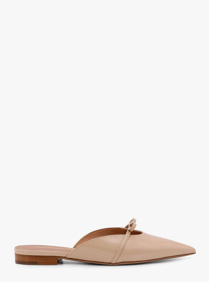 Ferragamo Giulye Patent Leather Mule Beige