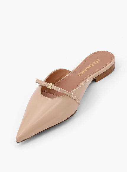 Ferragamo Giulye Patent Leather Mule