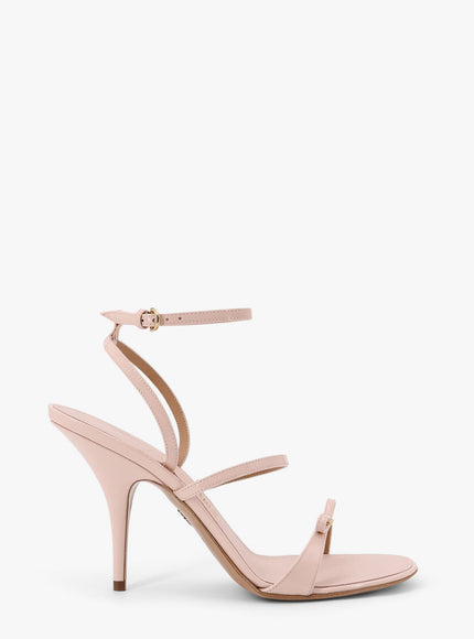 Ferragamo Ariel 95 Patent Leather Sandals Rosa