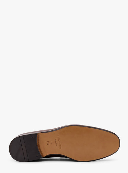Ferragamo Florio Leather Loafer With Gancini Detail
