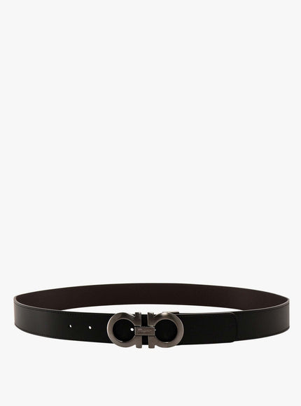 Ferragamo Leather Belt Nero