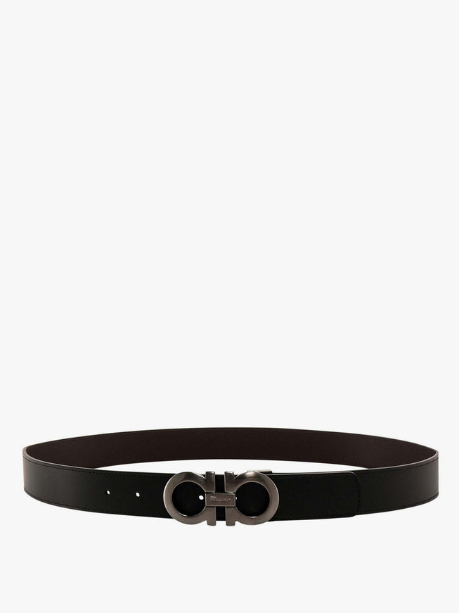 Ferragamo Leather Belt Nero