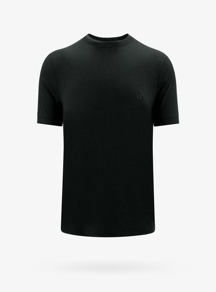 Giorgio Armani Viscose T-Shirt Nero