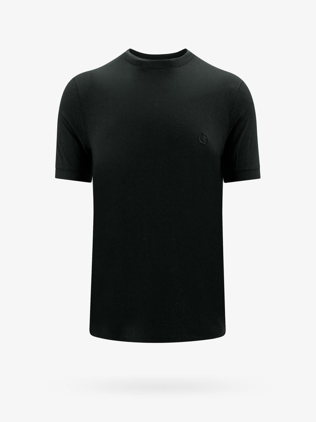 Giorgio Armani Viscose T-Shirt Nero