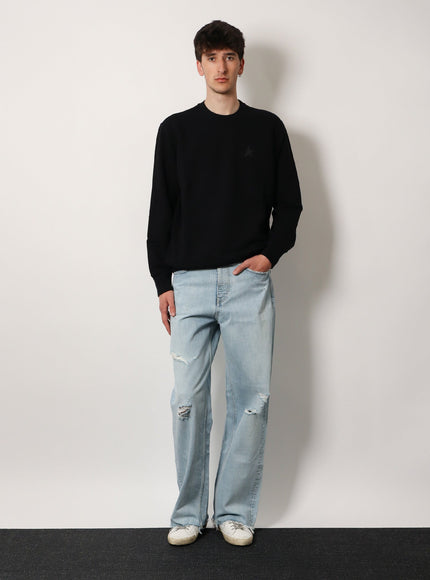 Golden Goose Deluxe Brand Cotton Sweatshirt With Iconic Frontal Star