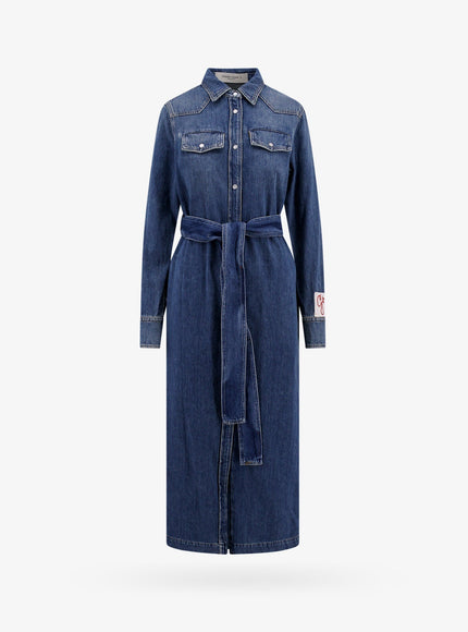 Golden Goose Deluxe Brand Dana Denim Chemisier Dress Blu