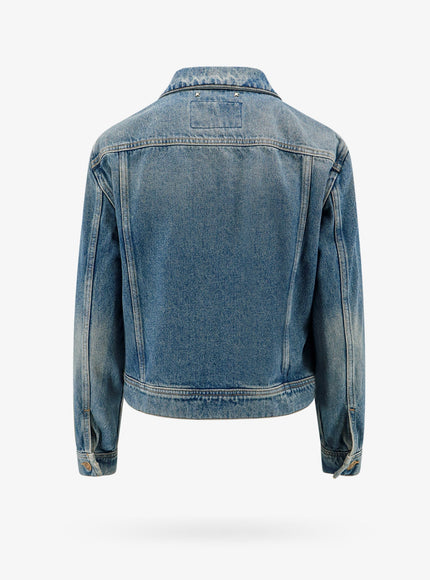 Golden Goose Deluxe Brand Denim Jacket With Embroidered Monogram