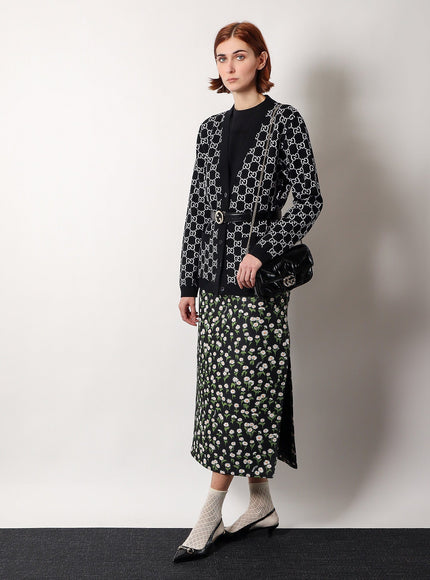 Gucci Gg Marmont Patent Leather Shoulder Bag With Frontal Gg Logo