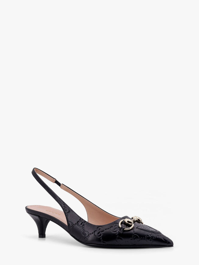 Gucci Leather Dã©Colletã© With Iconic Metal Horsebit