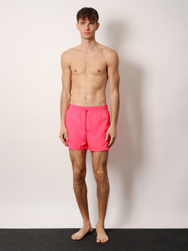Gucci Fluo Nylon Swim Trunks With Gucci Dust Bag