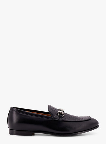 Gucci Leather Loafer With Iconic Frontal Horsebit Nero