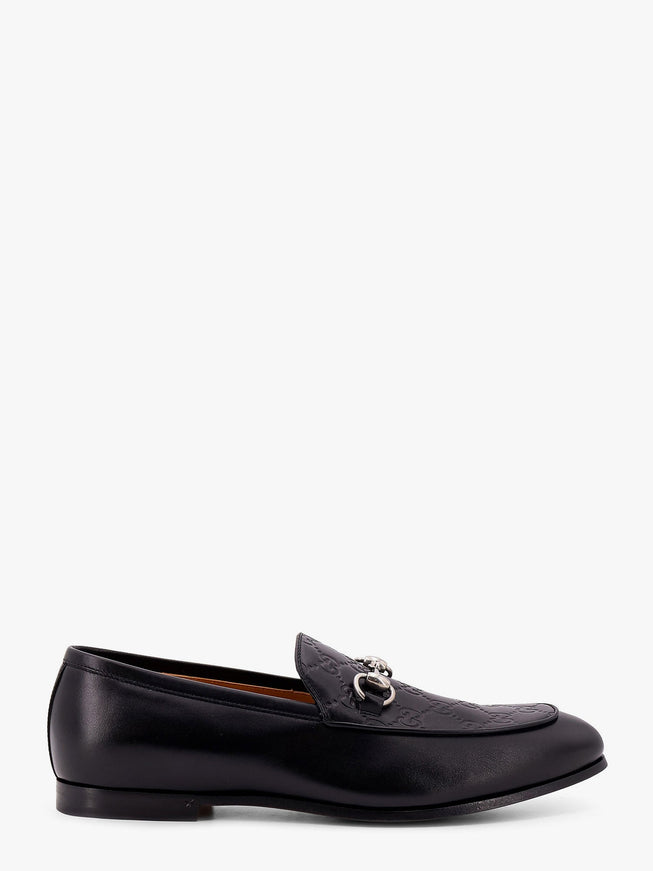 Gucci Leather Loafer With Iconic Frontal Horsebit Nero